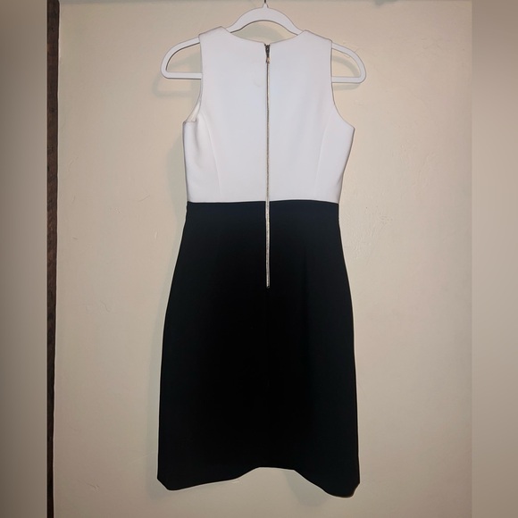 Kate Spade Black and Ivory Colorblock Sheath Dress - Picture 3 of 3